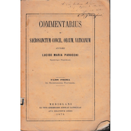 Commentarius in Sacrosanctum Concil. Oecum. Vaticanum