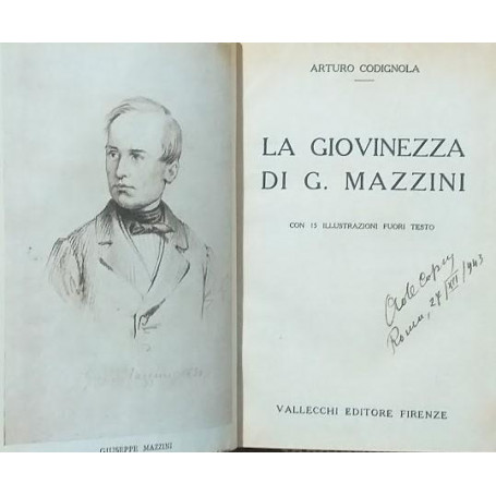 La giovinezza di G. Mazzini