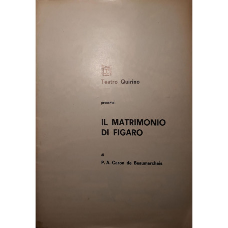 Il matrimonio di Figaro: stagione 1973