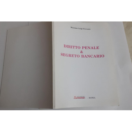 Diritto penale e segreto bancario