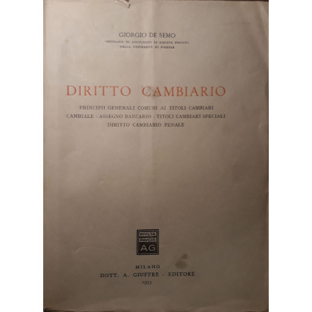 Diritto cambiario