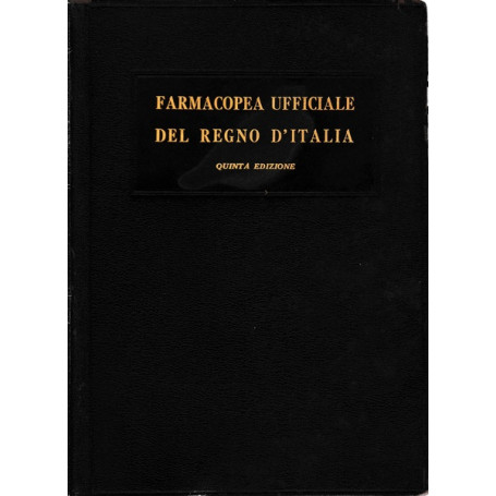 Farmacopea ufficiale del Regno d'Italia