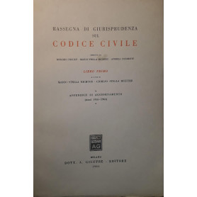 Rassegna di giurisprudenza sul codice civile: libro primo (appendice di aggiornamento anni 1956-1960)