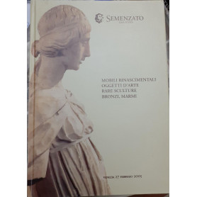 Semenzato casa d'aste.  Mobili rinascimentali. Oggetti d'arte. Rare sculture