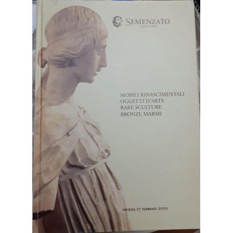 Semenzato casa d'aste.  Mobili rinascimentali. Oggetti d'arte. Rare sculture