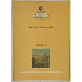 Importanti dipinti antichi (asta 7 ottobre 1988)