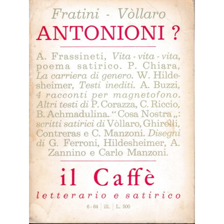 Il Caffè letterario e satirico. Anno XII n. 5 Dic. 1964