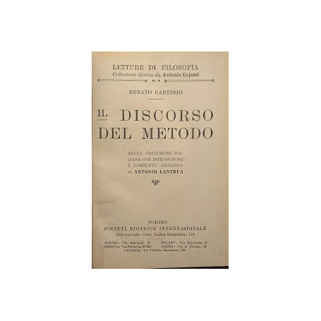Il discorso del metodo