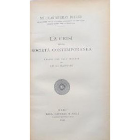 La crisi della società  contemporanea