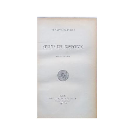 Civiltà  del Novecento