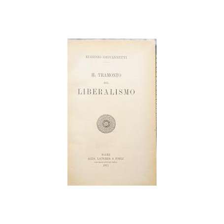 Il tramonto del liberalismo