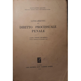 Lineamenti di diritto processuale penale