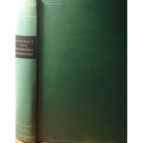 Manuale della volontaria giurisdizione