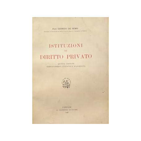 Istituzioni di Diritto Privato
