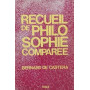 Recueil de Philosophie Comparé