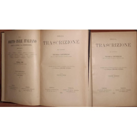 Della trascrizione. Volume I II
