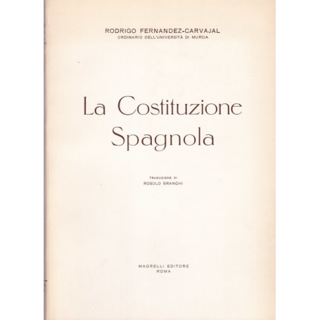 La Costituzione Spagnola