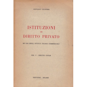 Istituzioni di diritto privato. I. Diritto civile.