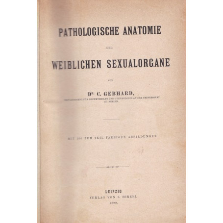 Pathologische Anatomie der Weiblichen Sexualorgane