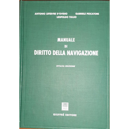 Manuale di diritto della navigazione