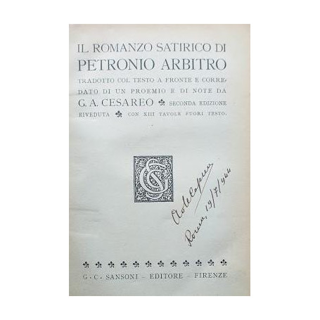 Petronii Saturae