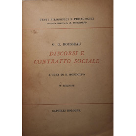 Discorsi e contratto sociale: a cura di R. Mondolfo