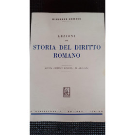 Lezioni di storia del diritto romano