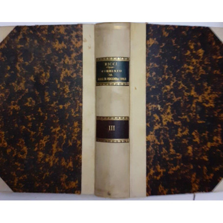 Commento al codice di procedura civile  volume III