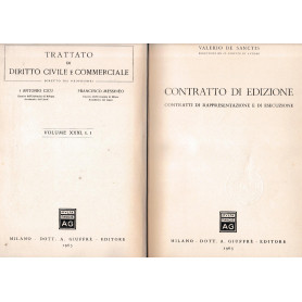 Contratto di edizione. Vol XXXI