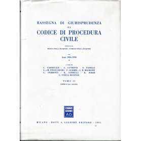 Rassegna di giurisprudenza sul Codice di procedura civile. Anni 1986-1990