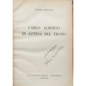 Carlo Alberto in attesa del trono