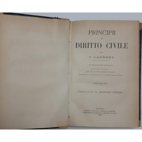 Principi di diritto civile Volume IV