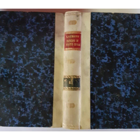 Principi di diritto civile Volume XVIII