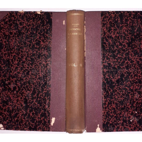 La dottrina delle persone giuridiche o corpi morali Volume II