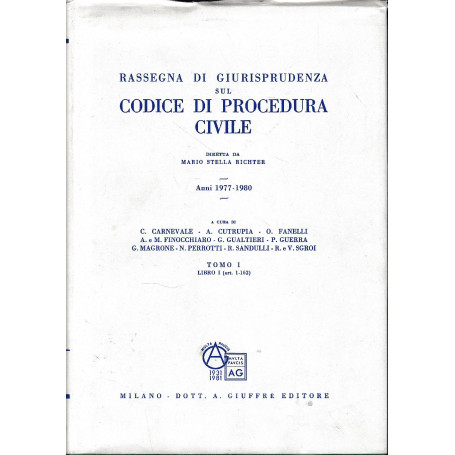 Rassegna di giurisprudenza sul codice di procedura civile