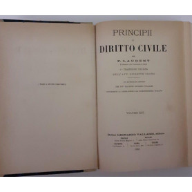 Principi di diritto civile Volume XIII