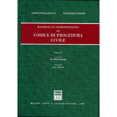Rassegna di giurisprudenza del Codice di procedura civile. Libro 2
