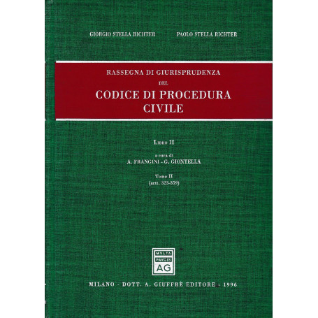 Rassegna di giurisprudenza del Codice di procedura civile vol II