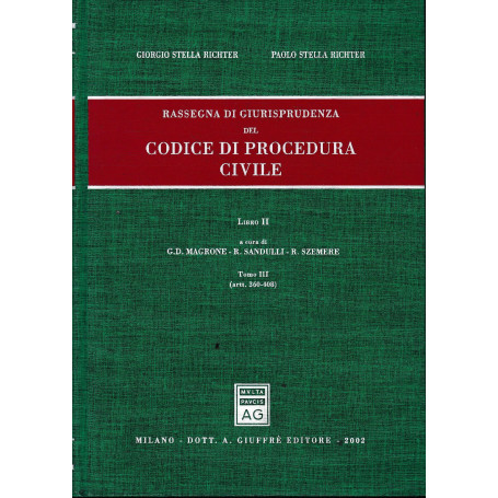 Rassegna di giurisprudenza del Codice di procedura civile