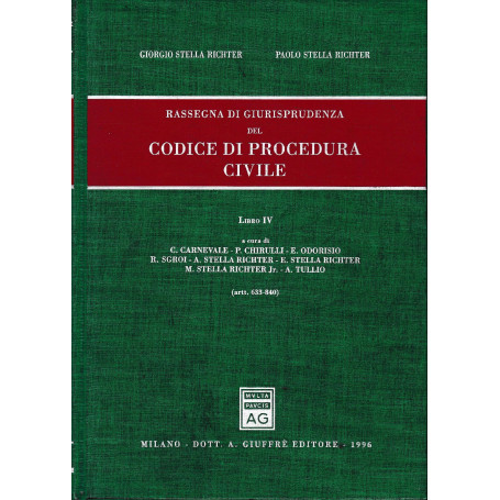 Rassegna di giurisprudenza del Codice di procedura civile
