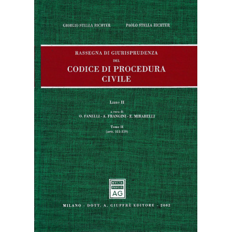 Rassegna di giurisprudenza del Codice di procedura civile