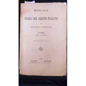 Manuale di storia del diritto italiano