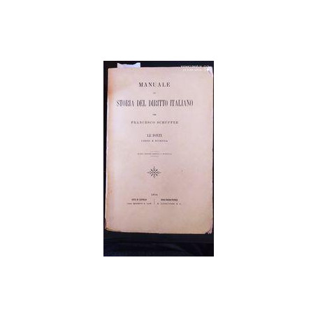 Manuale di storia del diritto italiano