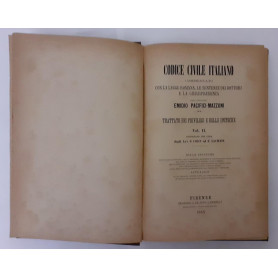 Codice civile italiano commentato con la legge romana. Trattato dei privilegi e delle ipoteche  Vol II