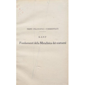 Fondamenti della Metafisica dei costumi