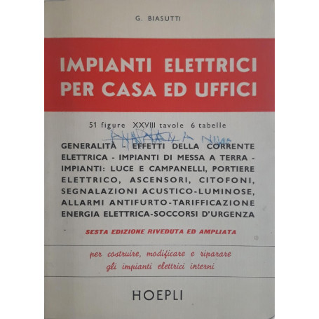 Impianti elettrici per casa ed uffici
