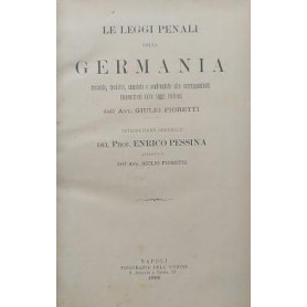 Le leggi penali della Germania raccolte