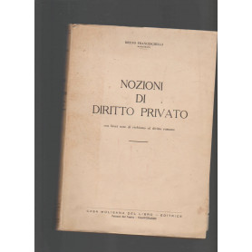 NOZIONI DI DIRITTO PRIVATO