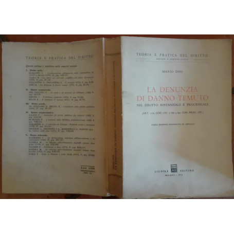 La denunzia di danno temuto