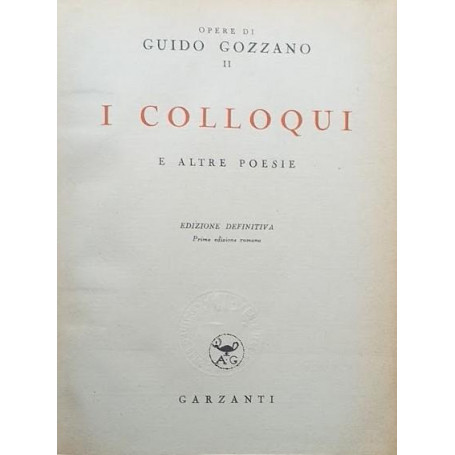 I colloqui e altre poesie